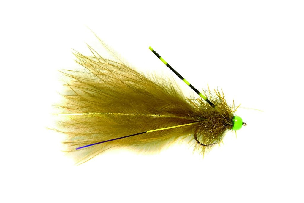 FLEXI HOT HEAD DAMSEL - OLIVE BARBLESS