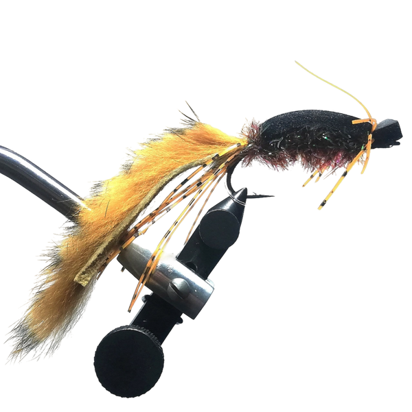 Micro Gurgler Panfish Fishing Flies (brown)